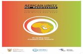 AFRICAN UNITY - HSRC