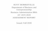 Final Assessment Report 2019-20 - SUNY Morrisville