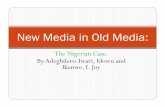 New media in old media: the Nigerian case