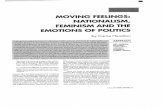 Moving Feelings: Nationalism, Feminism and the Emotions of Politics