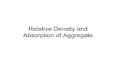 Relative Density and Absorption of Aggregate