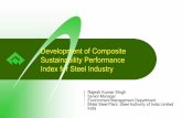 Development of composite sustainability performance index for steel industry