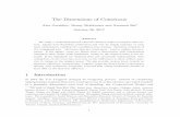 The Dimensions of Consensus