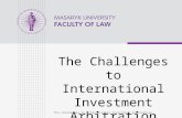 Introduction into International Investment Arbitration