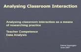 Classroom Interaction Analysis
