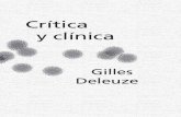 Crítica y clínica