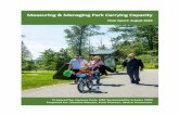 Measuring & Managing Park Carrying Capacity - UBC ...