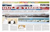 Amir patronises QU male graduation - Gulf Times