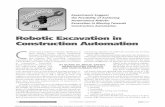 Robotic excavation in construction automation