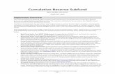 Cumulative Reserve Subfund - Seattle.gov