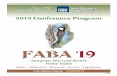 2019 FABA Program v8 - Florida Association for Behavior ...