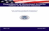 Department of Homeland Security Office of Inspector General