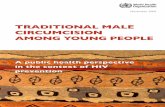 Traditional male circumcision among young people