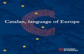 Catalan, language of Europe - Gencat.cat
