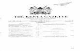 THE KENYA GAZETTE - Bitly