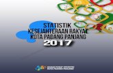 statistik kesejahteraan rakyat kota padang panjang 2017