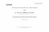 Toxicological Review for Cyclohexane (CAS No. 110-82-7 ...