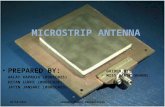 Microstrip Antenna Seminar Presentation