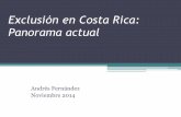 Exclusión en Costa Rica: Panorama Actual