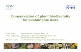 Conservation of plant biodiversity for sustainable diets - FAO