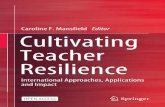 Caroline F. Mansfield Editor - Cultivating Teacher Resilience