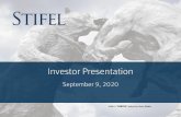 Investor Presentation - Stifel