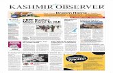 CRPF Rushes More Force to J&K - Kashmir Observer ePaper