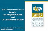 2016 Homeless Count Results Los Angeles County and LA ...