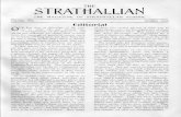 Editorial - Strathallan School