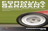 PROGRAMME - Formula Student Germany