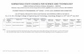 Karnataka State Council for Science and Technology - Indian ...
