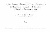 Unfamiliar Oxidation States and Tkeir Stabilization - KU ...