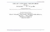 SELF STUDY REPORT For NAAC – 3 - SHRI SHAHU ...
