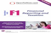 CIMA F1 Notes - OpenTuition
