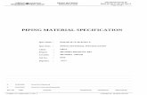 PIPING MATERIAL SPECIFICATION