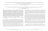 A project-based learning approach to teaching power electronics: Difficulties in the application of Project-Based Learning in a subject of Switching-Mode Power Supplies