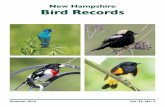 New Hampshire - NH Bird Records
