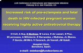 Increased risk of pre-eclampsia and fetal death in HIV-infected pregnant women receiving highly active antiretroviral therapy