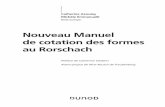Nouveau Manuel de cotation des formes au Rorschach - Dunod