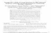 Prospective study of renal function in HIV-infected pediatric patients receiving tenofovir-containing HAART regimens
