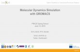 Molecular Dynamics Simulation with GROMACS - PRACE ...
