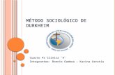 METODO SOCIOLOGICO DE DURKHEIM