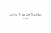 Lateral Pressure Theories - Civil HU