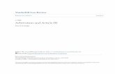 Arbitration and Article III - Scholarship@Vanderbilt Law