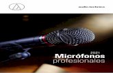 Micrófonos profesionales - Audio-Technica