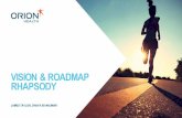 Rhapsody Vision & Roadmap - Orion Health