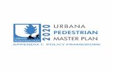 Urbana Pedestrian Master Plan 2020 Appendix