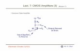 Lect. 7: CMOS Amplifiers (3) (Razavi 7)
