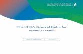 The SFDA General Rules for Products claim