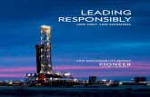 LEADING RESPONSIBLY - Pioneer Natural Resources
